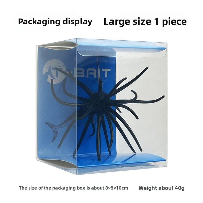 CHEERY Factory New Soft Bait Bionic Sea Urchin Stainless Steel Luya Fine Packaging Bass Mandarin Fish Black Pit Special Fake – Soft Lure – view 5