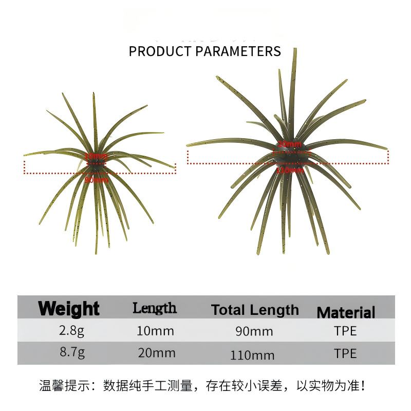 CHEERY 25mm Floating Bionic Sea Urchin Ball Soft Lure, Rig Bait for Farmed Pond & Wild Fishing Target Bass Mandarin Fish – Soft Lure – view 2