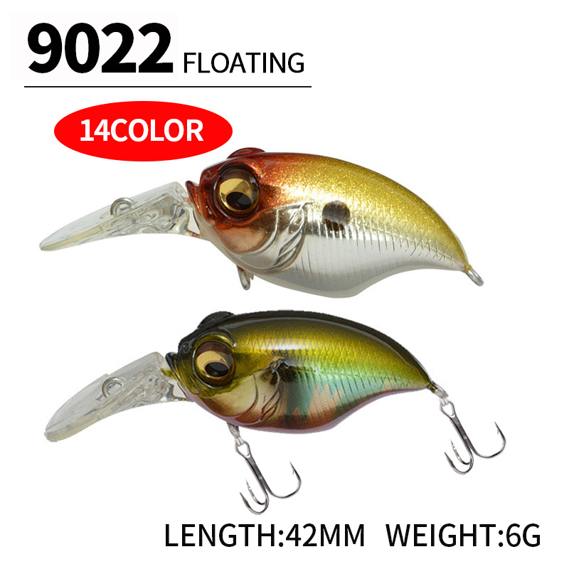 Cheery 42mm/6g Mini Crankbait Fishing Lure, Bionic Hard Bait for Freshwater Stream – Crankbait – view 4