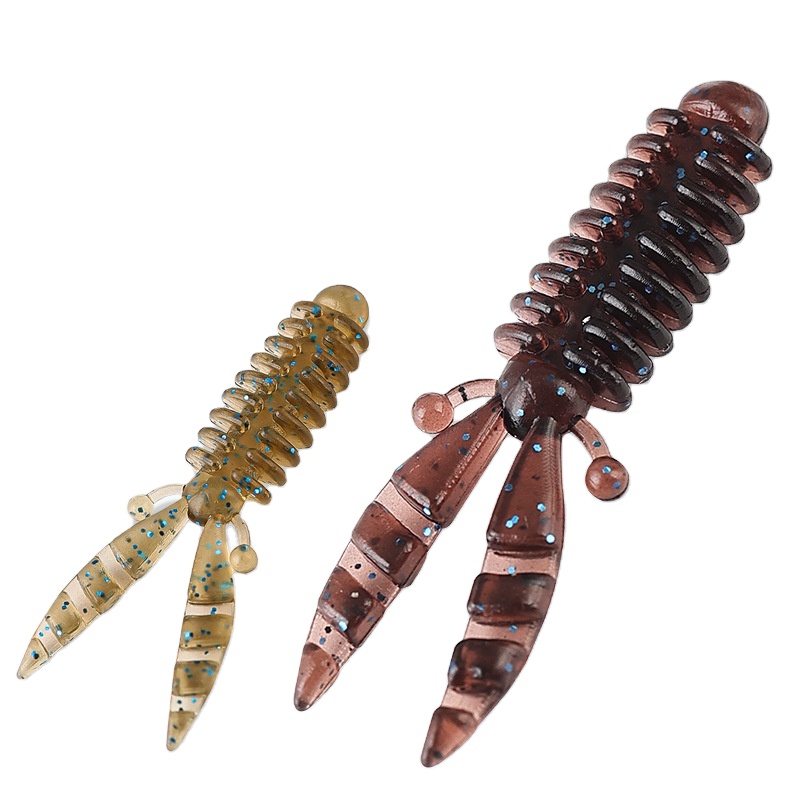 Palmer 55mm 1.9g PVC Soft Shrimp & Prawn Lure Bionic Crawfish Worm Bass Bait Without Hooks – Soft Lure – view 4