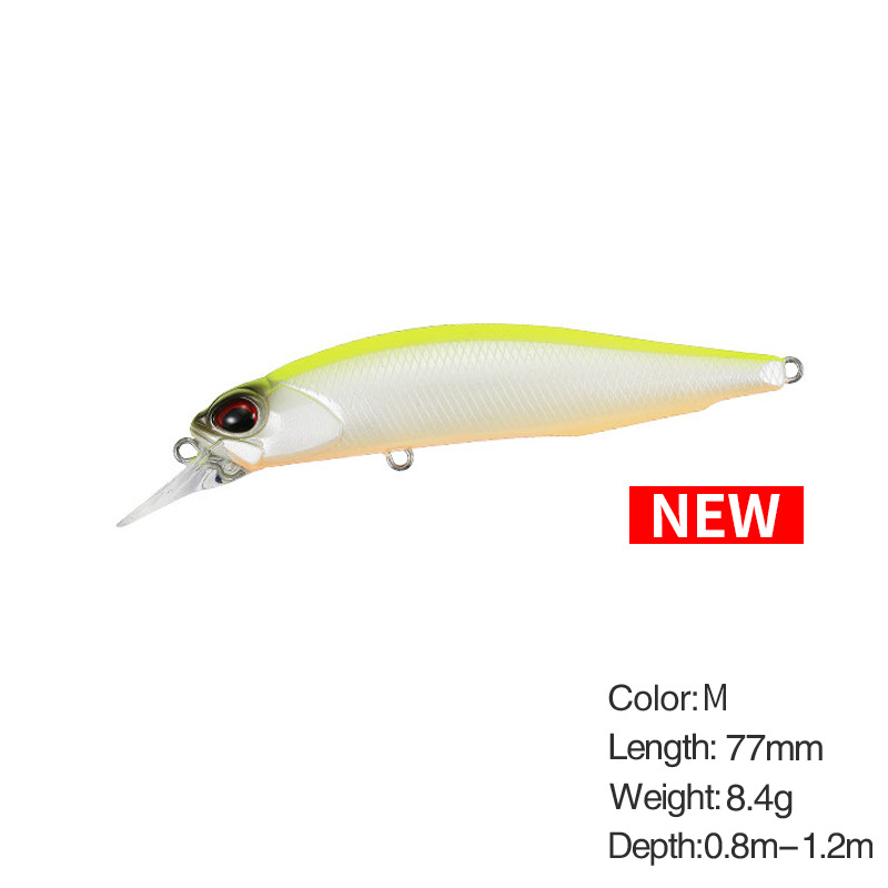 Suspending Sinking Minnow Lure, 77mm/8.4g Long Cast Saltwater Bionic Fake Bait for Bass Topmouth Culter – Hard Lure – view 4