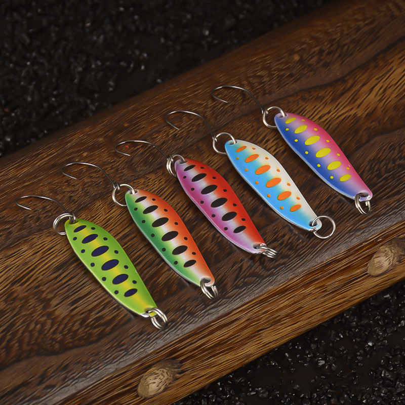 Taiyu Curved Willow Blade Spinner Lure, 5g 4.5cm Micro Fishing Spoon for Topmouth Culter, Minnow White Bait, Wholesale Fish Hook – Spoon & Spinner – view 3