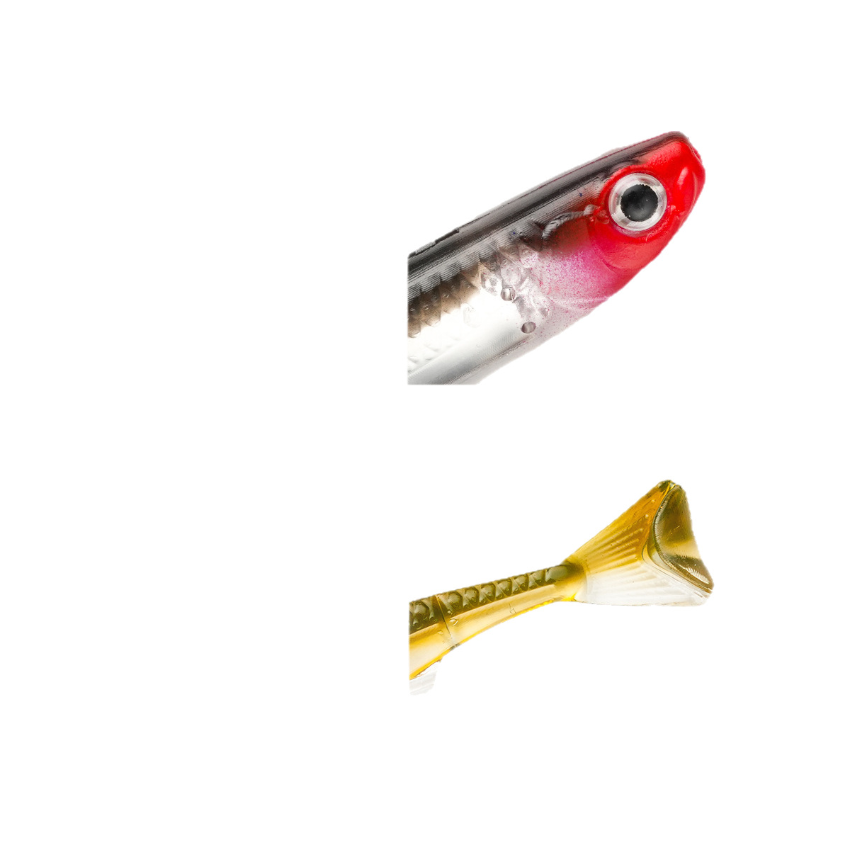 Soft Lure Set, Curly T-Tail Soft Baits, Long Cast Freshwater Saltwater Fake Baits for Bass, Mandarin Fish, Topmouth Culter – Hard Lure – view 5