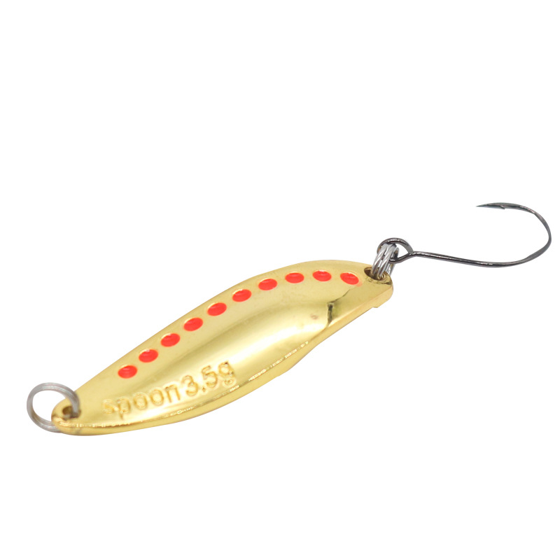 Lexin Leech Viper Luya Sequin Luya Bait Spoon Zinc Alloy Artificial Hard Bait for Bass Green Red Eye Killing Horse Mouth Brushed – Hard Lure – view 1