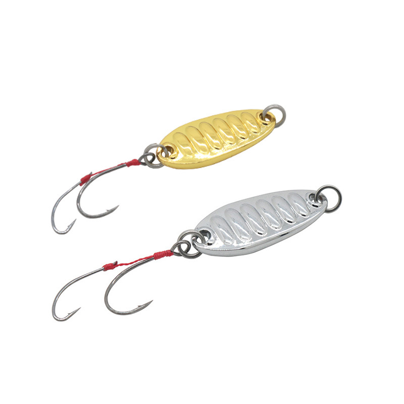 [Le Xin] Stainless Steel Live Bait Double Hook Luya Bait with Sequin Stream Micro-bait Design-Wholesale – Fishing Lure – view 1