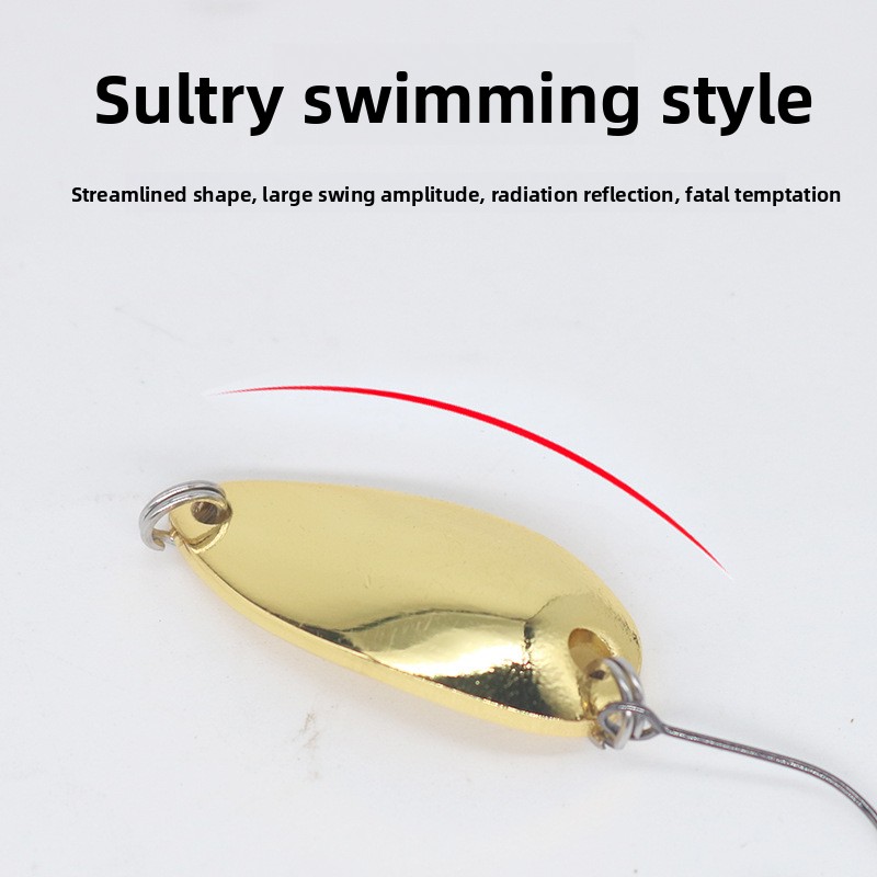 Factory Direct Lure Live Bait Horse Mouth Sequins 25g35g Copper with Hooks Wholesale High Density Pure Copper – Spoon & Spinner – view 3