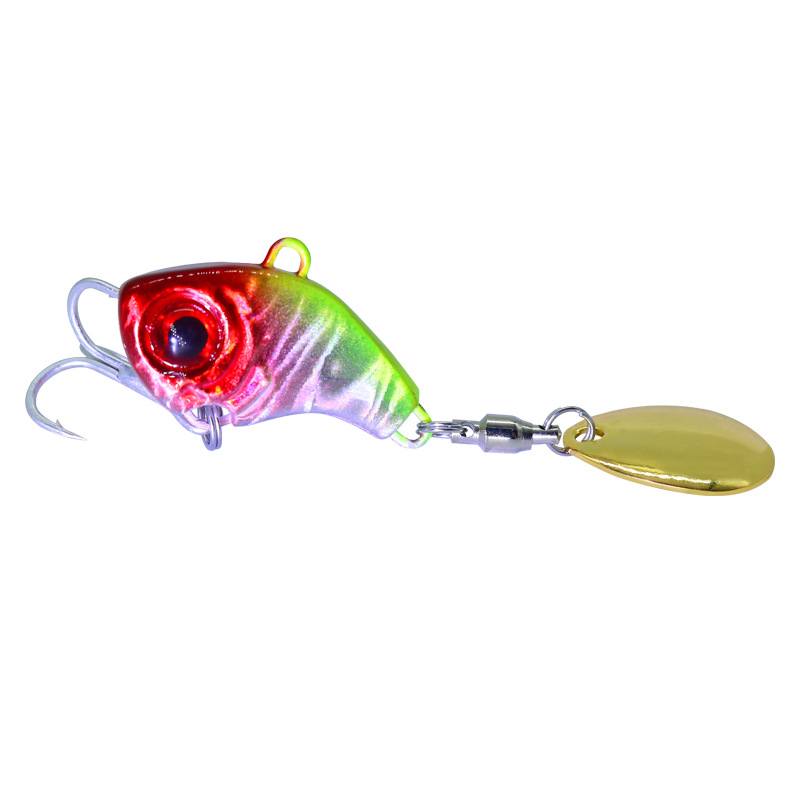 Metal Small Whirlwind Vib Sequins Luya Artificial Hard Bait Rotating Super Long-distance Sea Fishing Freshwater Sea Bass – Hard Lure – view 5