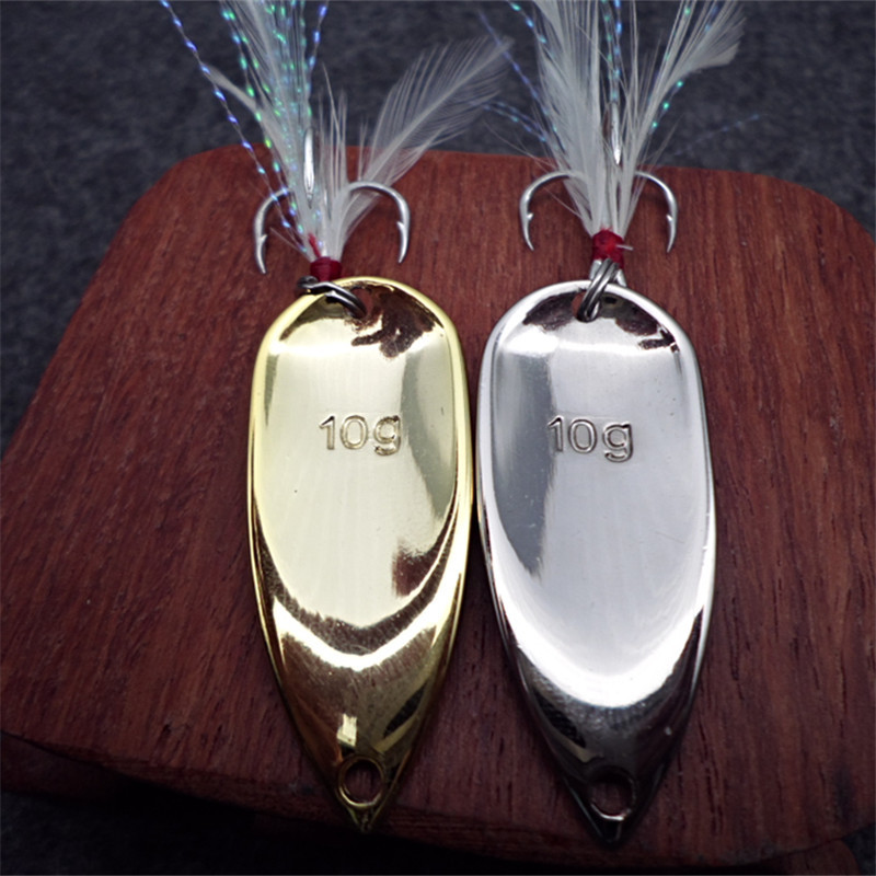 Smooth Surface Holographic Cicada Metal Spoon Lure, Ultralight Freshwater Spoon for Topmouth Culter, Bleak and Bass – Spoon & Spinner – view 1