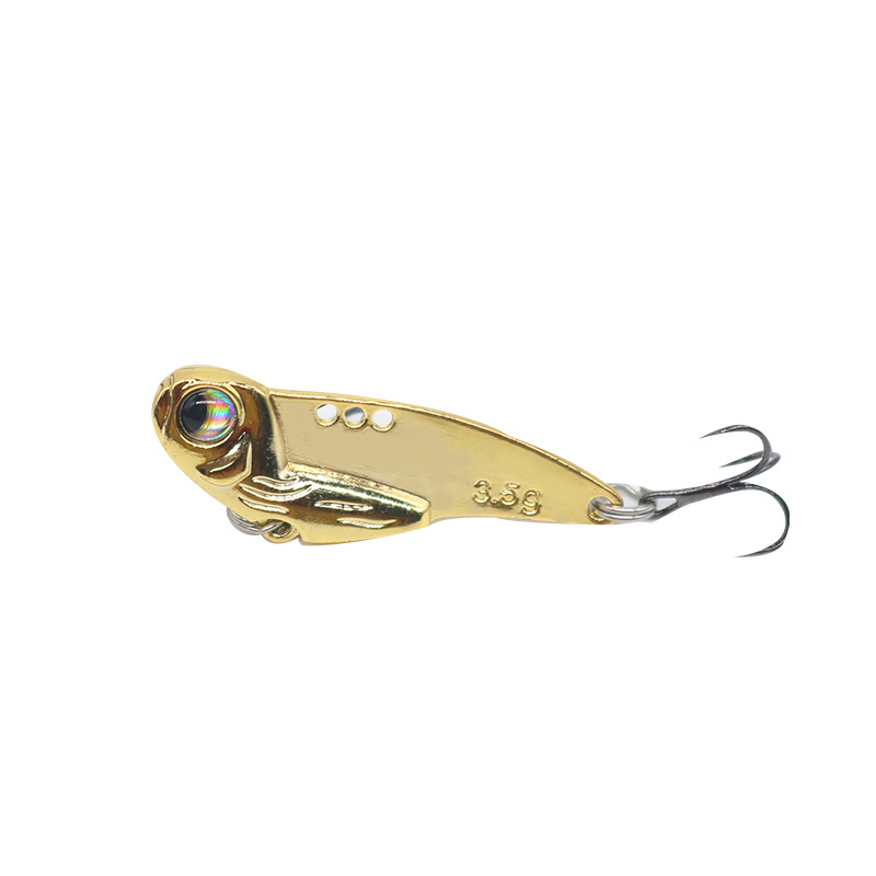 Ares Vib Luya Artificial Hard Bait Sequin Metal Micro VIB Far-cast Sea Fishing Freshwater Seawater Black Bass – Hard Lure – view 5