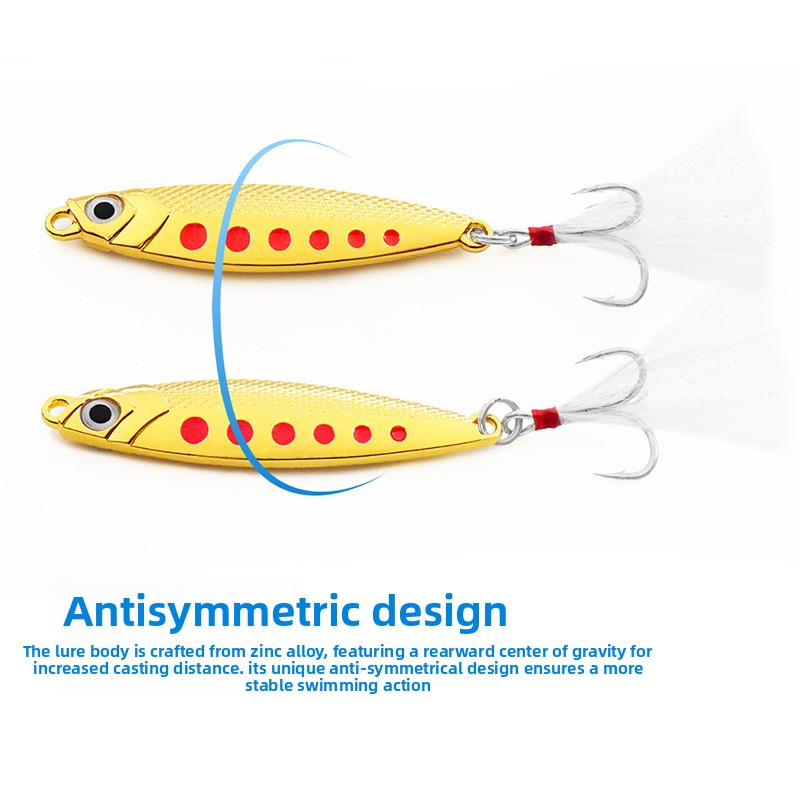 Factory Wholesale White bar Cut Zinc Alloy Artificial Hard Bait Lure Bag Lead Fish Mackerel with Hooks – Hard Lure – view 3