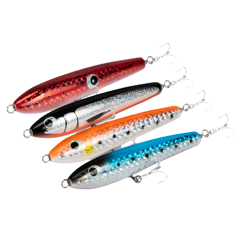 New Wooden Floating Pencil Lure, 16cm 45g Wood Saltwater Fishing Bait, Deep Sea Tuna & GT Trevally Lure – Hard Lure – view 1