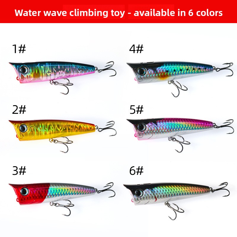 Word Dog Super Long-distance Sea Fishing Wave Climbing ABS Material Hard Bait Hooks Floating Water Mino Jet Bass – Hard Lure – view 2