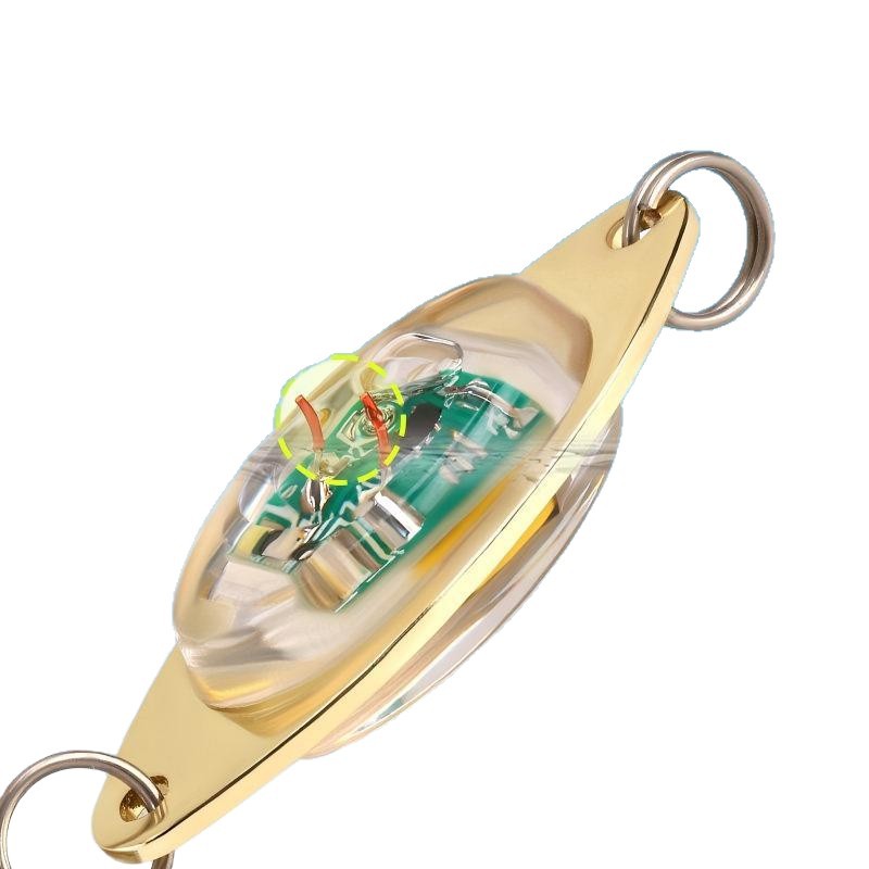 Offshore Special Underwater LED Fish Attracting Light, One-eyed Button Colorful Strobe Fish Aggregating Light for Fishing Lure – Spoon & Spinner – view 1