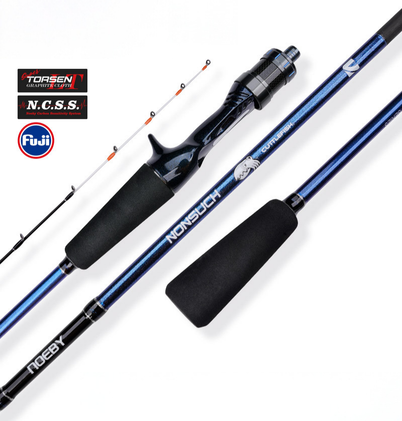 Soft Tail Boat Raft Fishing Rod for Octopus Squid Cuttlefish with Fuji O-ring Guides 1.5m – Fishing Rod – view 1