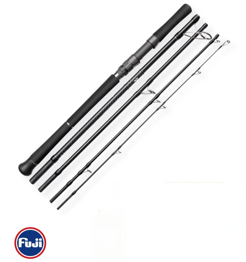 Series Carbon Straight-Handle Five-Section Travel Fishing Rod Portable Multi-Section Shore Casting Jigging – Fishing Rod – view 1