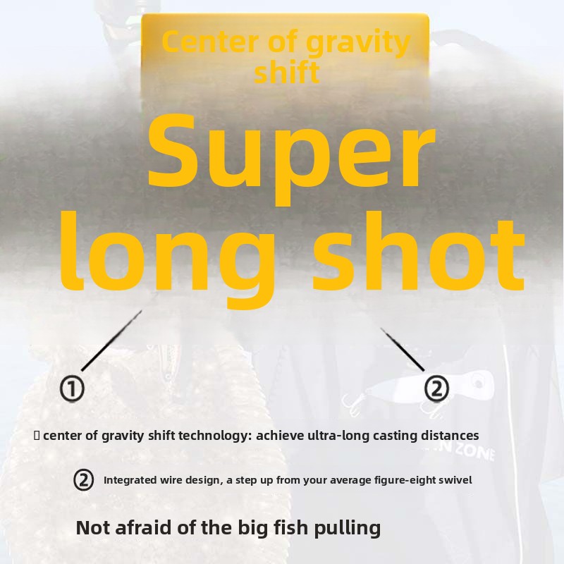 120mm Stainless Steel Submersible Pencil Lure Mino Ultra-Long Casting Weight Transfer System Vibrating Sinking – Pencil – view 2