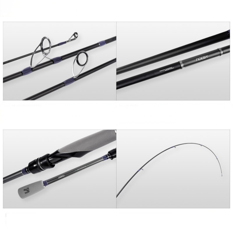 Long-Range Universal Carbon Fishing Rod with Straight Handle Hard Action for Lake Perch Squid Black Bream & Trout – Fishing Rod – view 5
