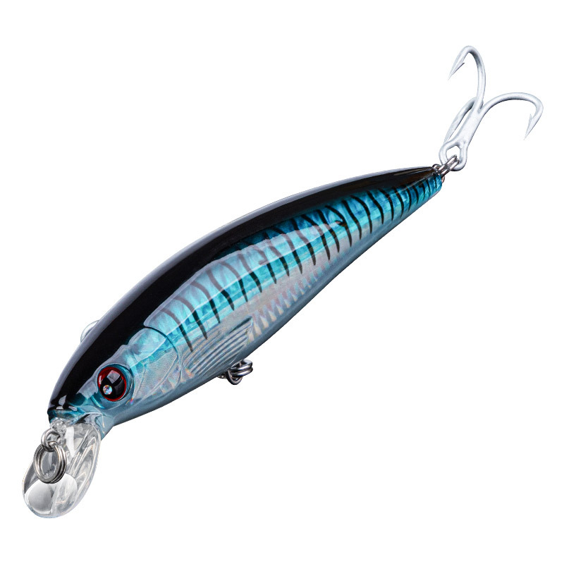For Lure Minnow Lure Bait Golden Gun Foreign Trade Minnowlure Sea Fishing Hard Bait False Bait Stainless Steel Saltwater Fish – Minnow – view 1