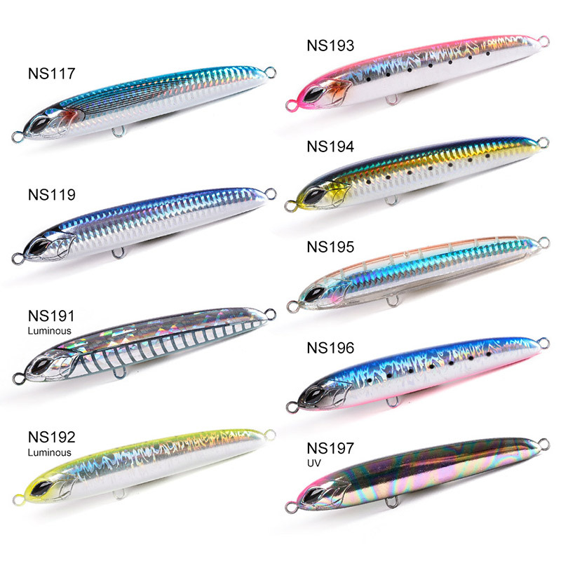 For Nobby Luya ABS Sea Fishing Pencil Lure 115mm/64g Submerged Hard Bait Long-Distance Boat Bait – Hard Lure – view 2