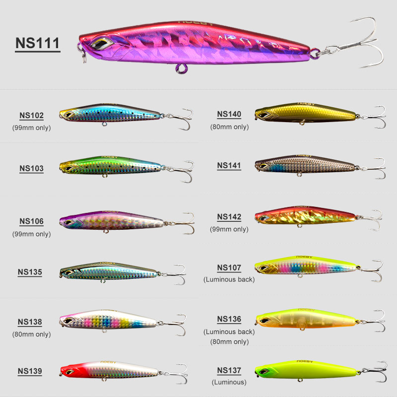 For Nobby Sea Fishing PVC Submerged Pencil Luya Bait 28g/36g for Saltwater Fish – Hard Lure – view 1