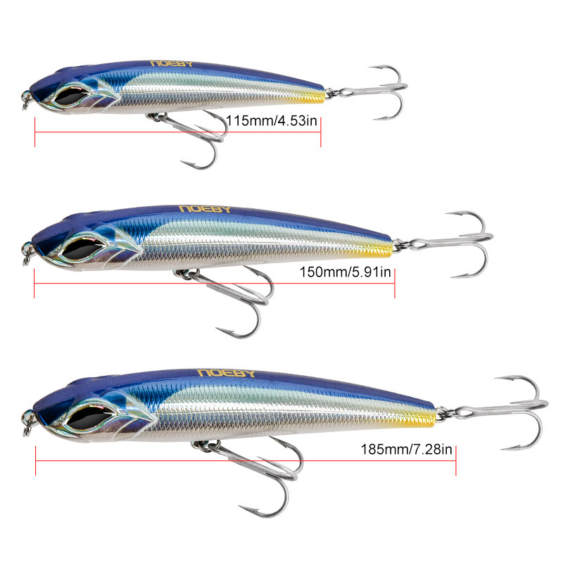 For Nobby ABS Submerged Pencil Hard Bait 150mm/62g for Saltwater Fish Sea Fishing Without Hooks – Hard Lure – view 1