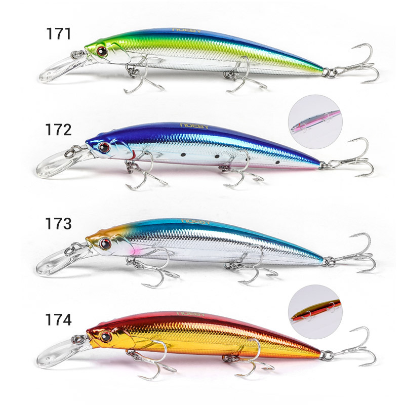 ABS Plating Artificial Hard Bait Sea Fishing Minnow Sea Bass Minnowlure False Bait Lure – Minnow – view 2