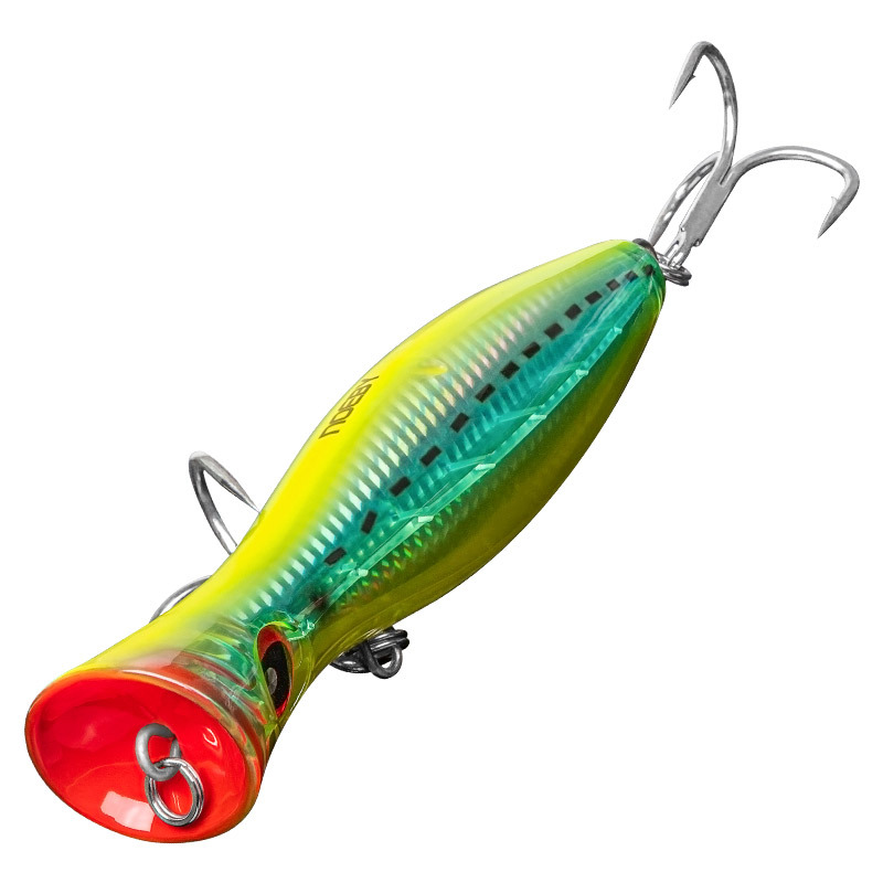 For Nobbi Climbing Artificial Live Bait 120mm 43g Stainless Steel for Saltwater Fish Sea Boat Fishing PopperLureGT Golden Gun – Fishing Lure – view 5