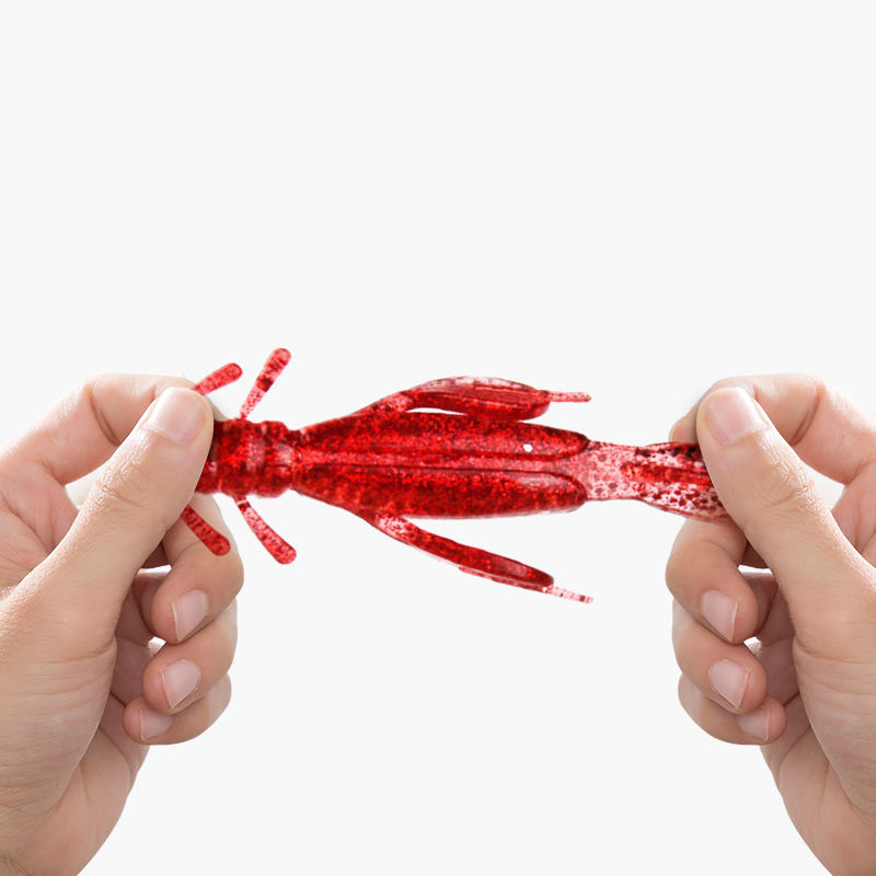CHEERY New 10cm/10.5g 9 Colors Free Sample PVC Artificial Soft Bait Topwater Lure for Bass Fishing in River & Lake – Worms & Grubs – view 5