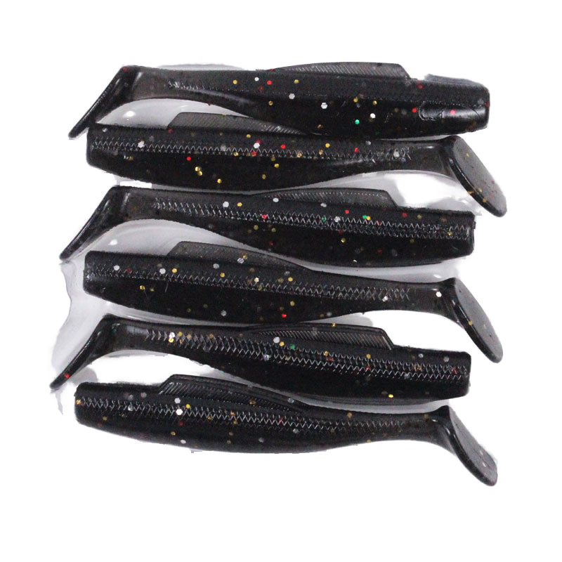 Floating TPR T-tail Soft Worm Lure, Rock Fishing Jig Head Rig Bait for Pond Topmouth Culter Mandarin Fish Bass – Worms & Grubs – view 1