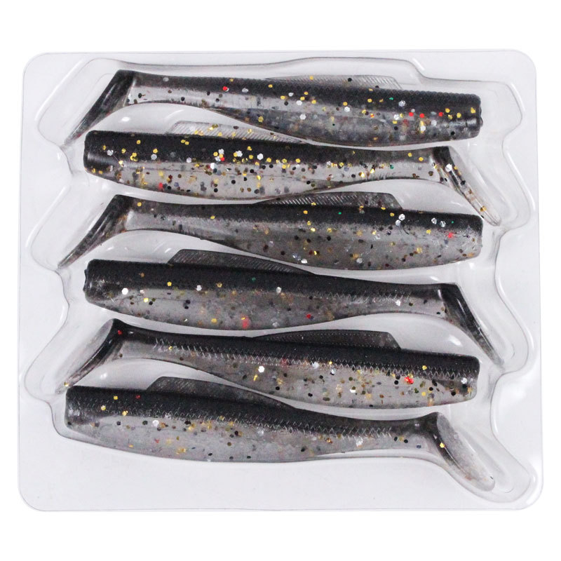 Floating TPR T-tail Soft Worm Lure, Rock Fishing Jig Head Rig Bait for Pond Topmouth Culter Mandarin Fish Bass – Worms & Grubs – view 5
