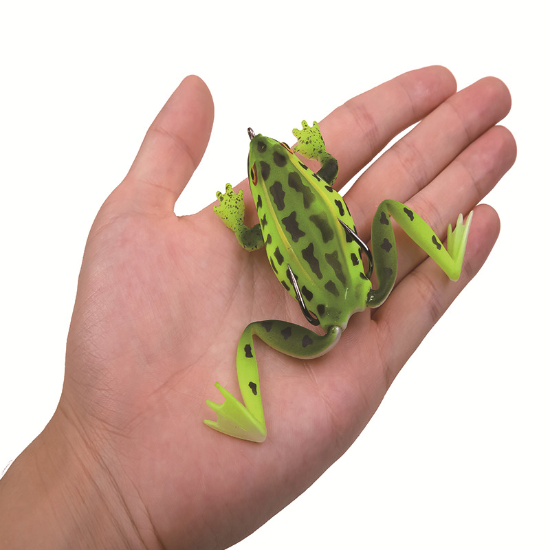 Thunderfrog Artificial Soft Bait Plastic 6.5cm/17.2g Frog Lure Fishing Bionic Simulation Bait – Frog – view 3