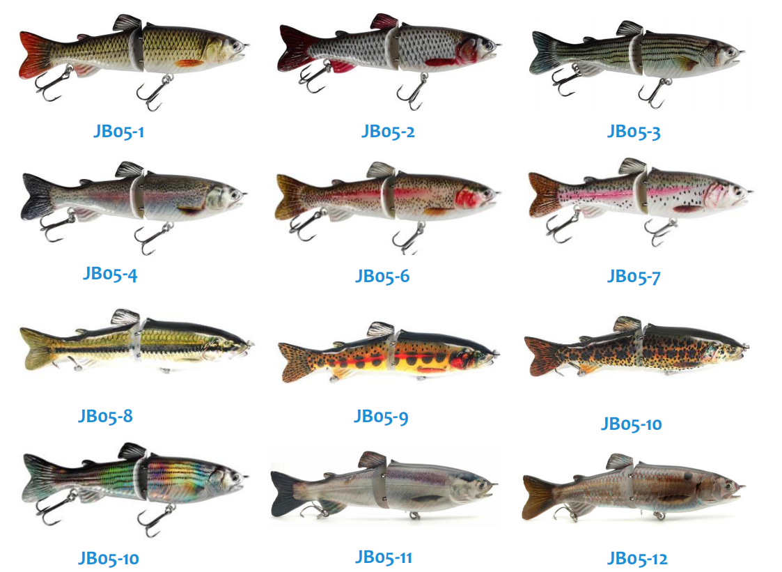 Trout Shaped Multi-jointed Swimbait, Sinking Long Cast Bionic Hard Lure for Topmouth Culter Bass Yellowcheek – Swimbait – view 5