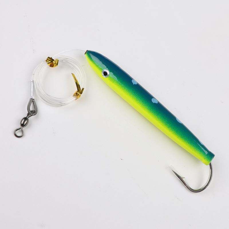 CHEERY 6" Metal & Lead Trolling Lure Plug with Hooks for Saltwater & Freshwater Fishing Trout Tuna Big Game Rigging – Hard Lure – view 4