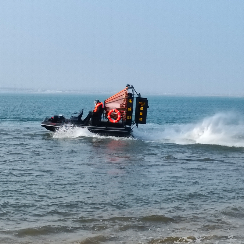 CHEERY Inboard Engine Work Boat Soft-bottom Hovercraft Amphibious Multi-purpose Emergency Rescue Vessel 0.8T Load Capacity – Boats & Ships – view 2