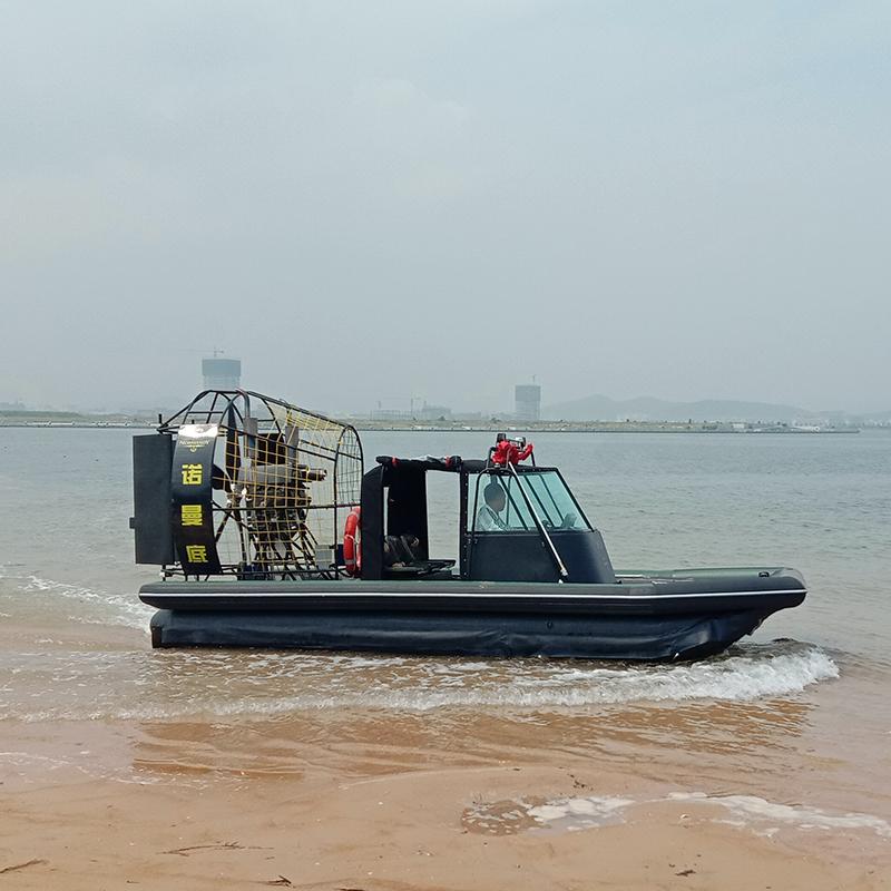 CHEERY Brand 0.8T Load Capacity 60km/h Speed Inboard Engine Work Boat Soft-Bottom Hovercraft Amphibious Multi-purpose Emergency – Boats & Ships – view 5