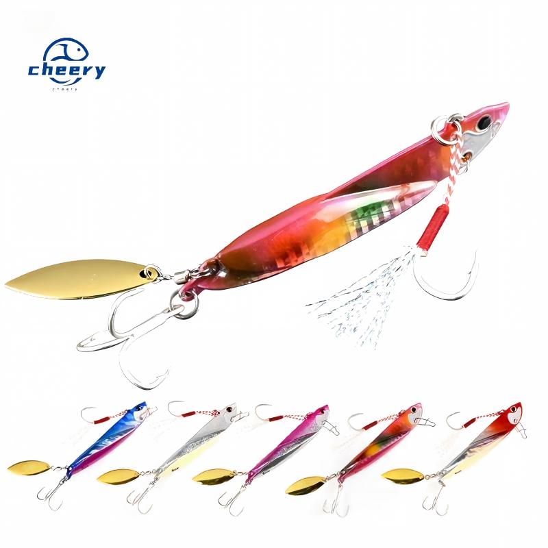 CHEERY Metal Jig Tobisugi Daniel 67mm 20g SBP Blue Pink Iwashi Jigging Lure Artificial Hard Bait Without Hooks – Metal Jig – view 1