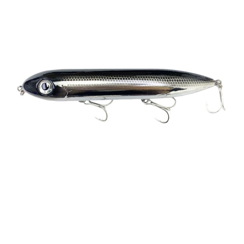 Surface Pencil Lure Stainless Steel 126mm/26g Long-Casting Saltwater Fishing Bait for Snakehead Floating Bionic Artificial Hooks – Pencil – view 5