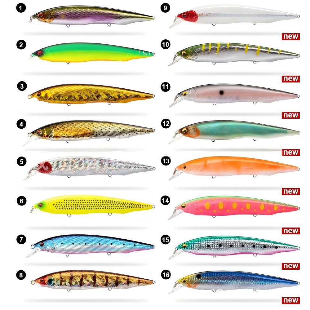 Lure for Pike Bass-Long Casts Floating Sinking Minnow Jerkbait Twitch-and-Pause Action Stainless Steel 160mm Dual-Water-Layer – Minnow – view 5