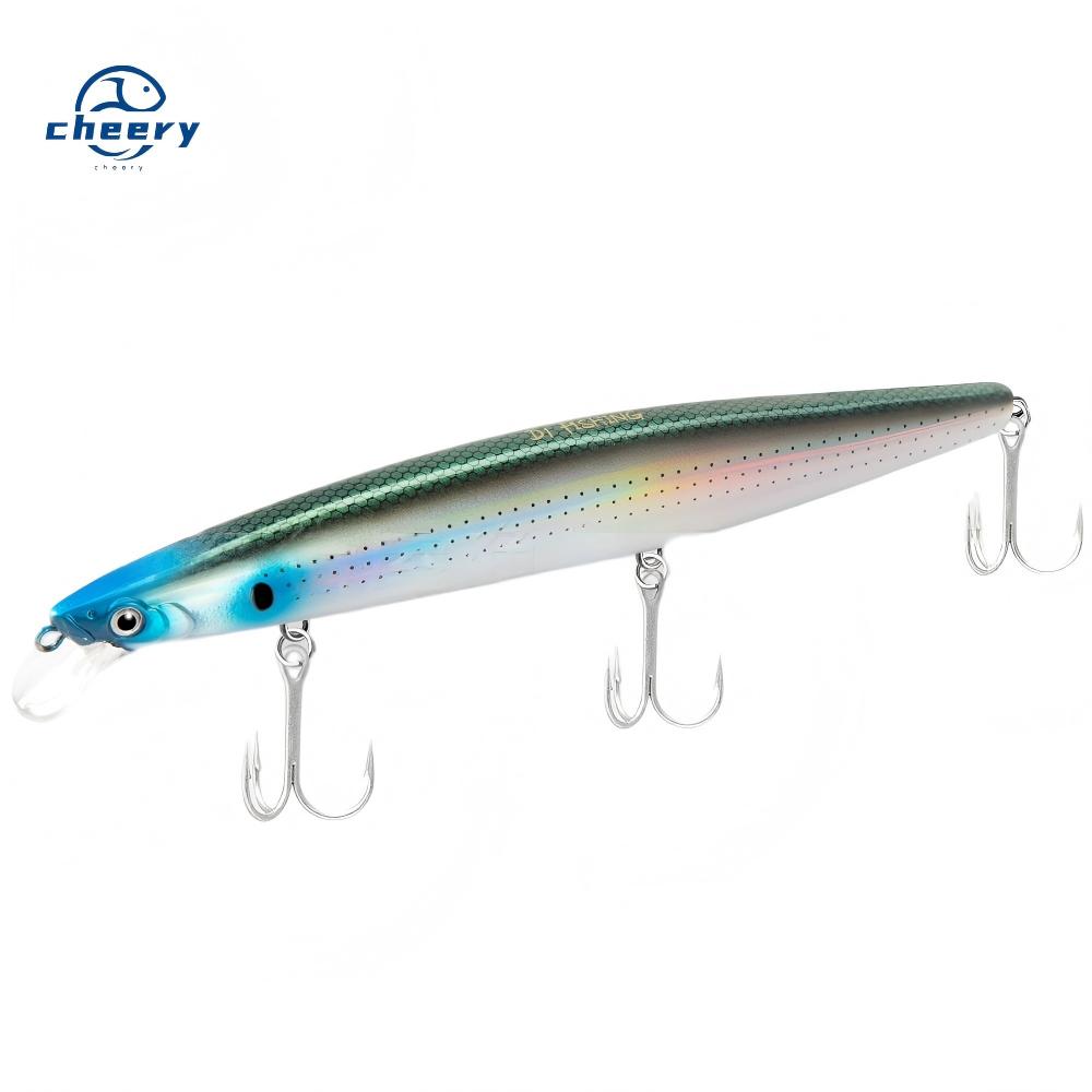 Stainless Steel Japanese-style Long-cast Lure Minnow Dead-float System Vibrating Twitch-and-pause Action Bass Mandarin Fish – Minnow – view 1