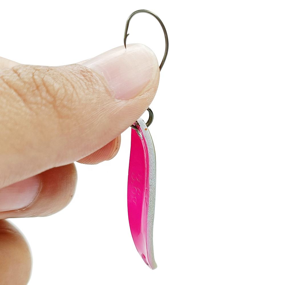 Cheery 5.3cm 3.7g Metal Artificial Hard Bait Spoon Lure for Pike Freshwater Fish Ocean Boat Fishing & Lake Use – Spoon & Spinner – view 2