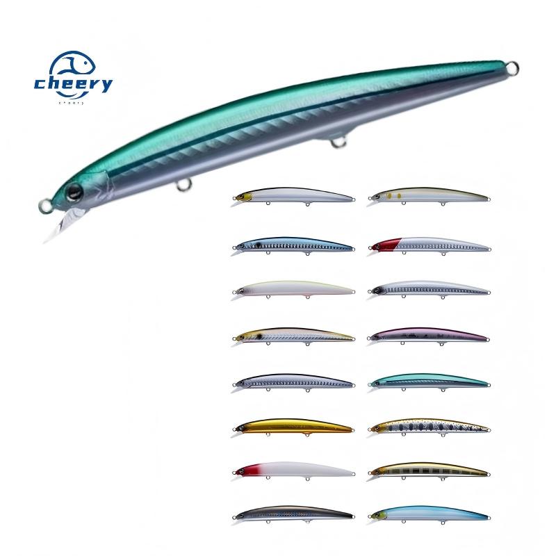 CHEERY 13G 17G S-115F S-125F Mino Long Throw Billed Bass Sea Bass Artificial Hard Bait Metal Bottom Fishing Pencil Lure – Pencil – view 1