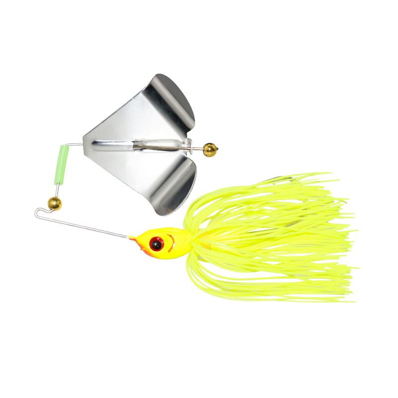 CHEERY PVC & Metal Bladed Jig Spinnerbait Fishing Lure for Ocean Boat River Lake & Stream-15g Bass Jig – Hard Lure – view 1