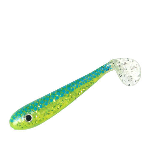 CHEERY 7g 3.5" Japan Holographic Paddle Swim Baits Hollow Paint Fishing Soft Lures ABS River Wholesale – Worms & Grubs – view 3