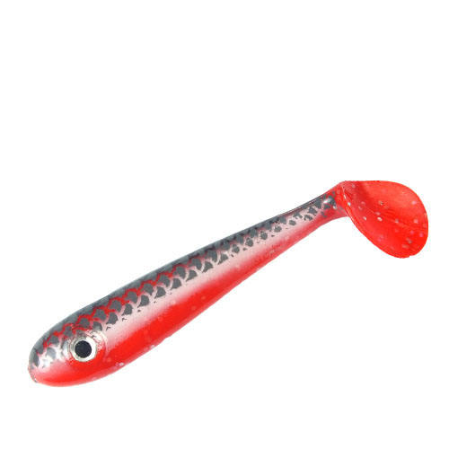 CHEERY 7g 3.5" Japan Holographic Paddle Swim Baits Hollow Paint Fishing Soft Lures ABS River Wholesale – Worms & Grubs – view 4