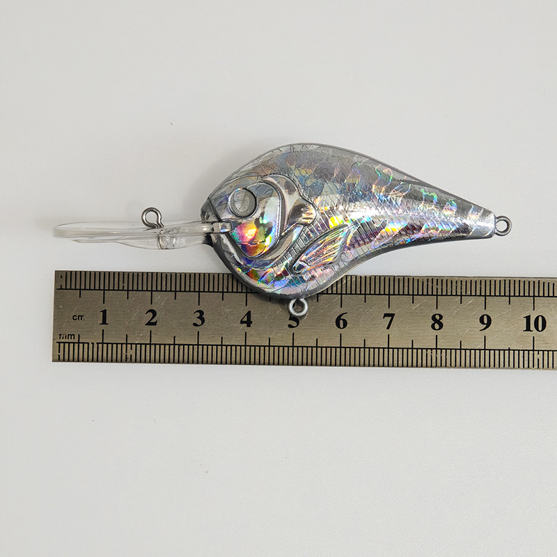CHEERY Hot Selling 9.5cm 10g Unpainted Blank Lure Body, Laser Gold Foil Long Lip Crankbait Blank for Export – Crankbait – view 3