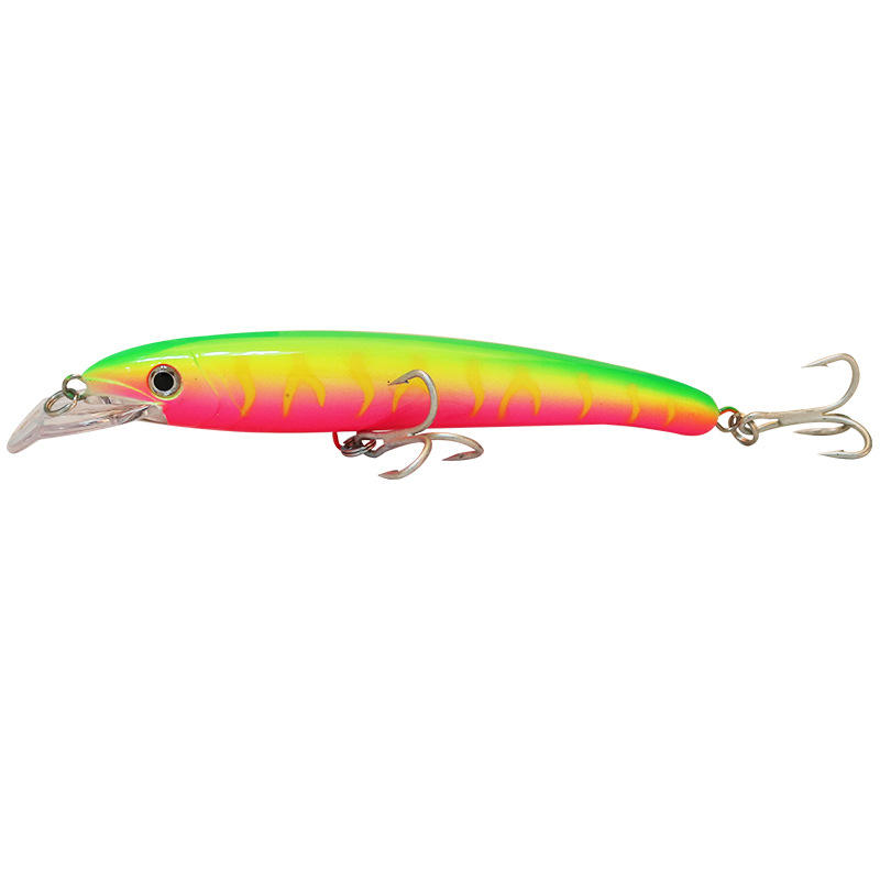CHEERY Wholesale ABS PVC Minnow Lure Hard Bait Fishing 18cm 33g Treble Hook Floating for River & Ocean Beach Bass – Minnow – view 3