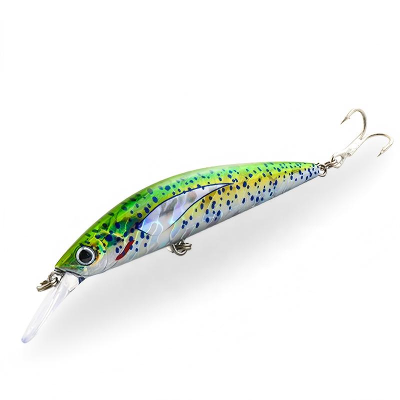 CHEERY Printed Glowing Minnow Lure Kit 90mm 29g with 3D Color for Saltwater & River Bass Fishing Swim Baits – Minnow – view 5