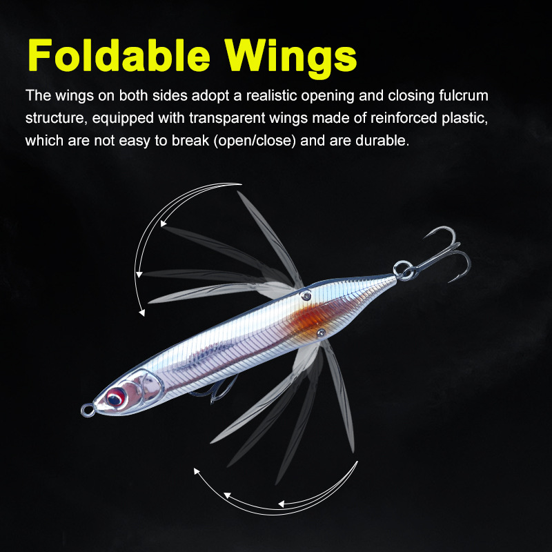 Fast Water Surface System Dragonfly Luya Stainless Steel Artificial Hard Bait Floating Tractor Fishing Lure Simulation Fishing – Hard Lure – view 4