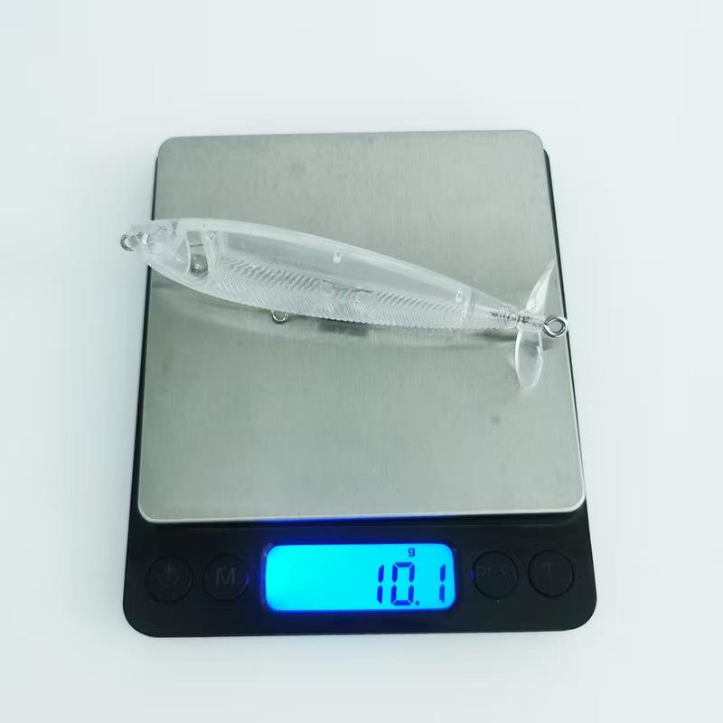 CHEERY 10cm 10g Double Leaf Tractor Pencil Lure for Salmon & Marlin Midwater/Topwater ABS Transparent Body No Hooks – Hard Lure – view 4
