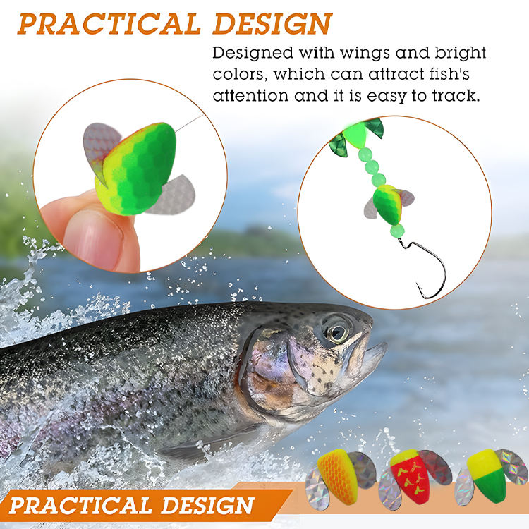 CHEERY Fishing Float-Customized Colors & Three Sizes Materials Spinner/Pompano Rigs Lure Fishing Bait – Fishing Float – view 5